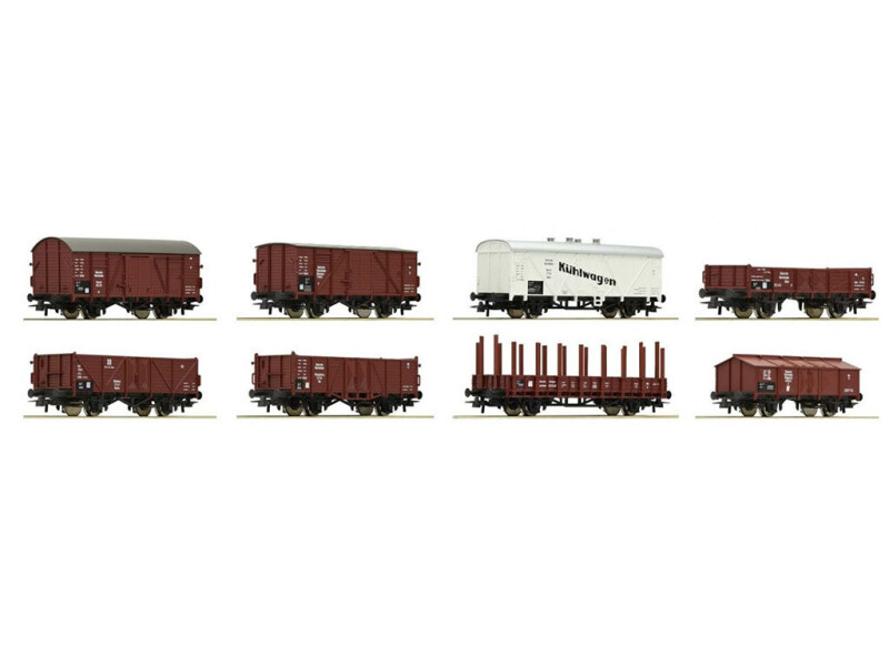 Roco 8 dílná sada nákladních vozů DRG - 44003